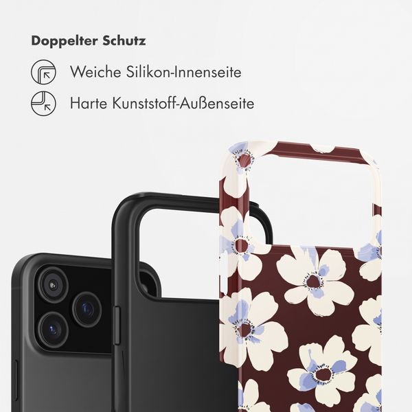 Selencia Vivid Back Cover Apple iPhone 17 Pro - Choco Flower Pop
