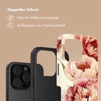 Selencia Vivid Back Cover Apple iPhone 16 Pro - Vintage Peony