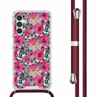 imoshion Design Hülle mit Band Samsung Galaxy A15 (5G/4G) - Flower Water