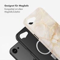 Selencia Vivid Rückabdeckung mit MagSafe Apple iPhone 16e - Golden Beige Marble
