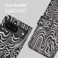 imoshion Design Klapphülle für das Google Pixel 8a - Black And White