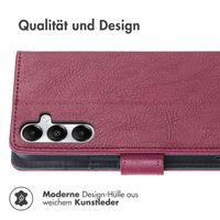 imoshion Luxuriöse Klapphülle Samsung Galaxy S24 / S25 - Bordeaux