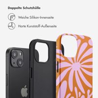 Selencia Vivid Back Cover Apple iPhone 13 - Modern Bloom Pink