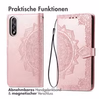 imoshion Mandala Klapphülle OnePlus Nord 5 - Rosé gold