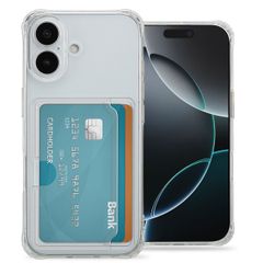 imoshion Soft Case Back Cover mit Kartenhalter Apple iPhone 17 - Transparent