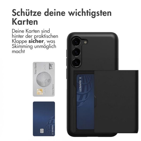 imoshion Backcover mit Kartenfach Samsung Galaxy S23 - Schwarz