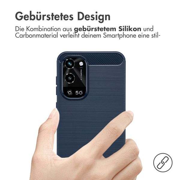 imoshion Brushed Back Cover für das Samsung Galaxy A36 - Dunkelblau