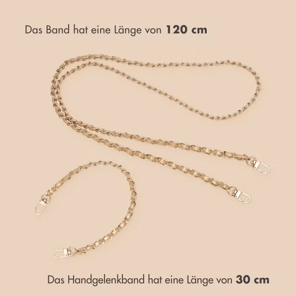 imoshion PU Leder Handyketten Set – Champagner