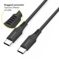 Accezz USB-C- auf USB-C-Kabel - 1 m - Schwarz