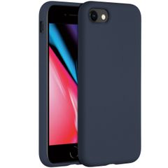 Accezz Liquid Silikoncase Apple iPhone SE (2022 / 2020) / 8 / 7 - Dunkelblau