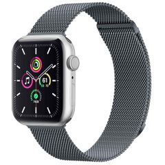 imoshion Magnetisches Milanaise Armband für das  Apple Watch Series 1 - 9 / SE (38/40/41 mm) | Series 10 / 11 (42 mm) - Größe M - Dunkelgrau