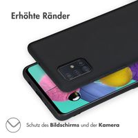 imoshion Color TPU Hülle Schwarz für Samsung Galaxy A51