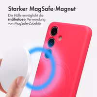 imoshion Color Back Cover mit MagSafe Samsung Galaxy S24 - Neon Pink