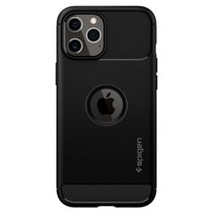 Spigen Rugged Armor Case Schwarz Apple iPhone 12 (Pro)