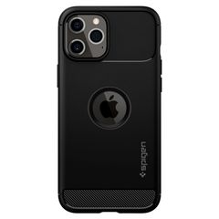 Spigen Rugged Armor Case Schwarz iPhone 12 (Pro)