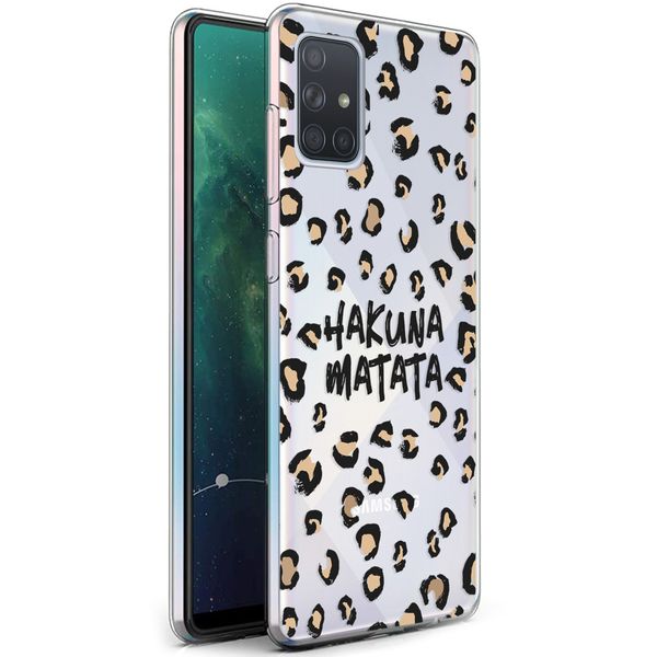 imoshion Design Hülle Samsung Galaxy A71 - Leopard - Braun / Schwarz