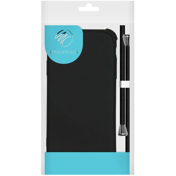 imoshion Color Backcover mit Band iPhone 12 (Pro) - Schwarz