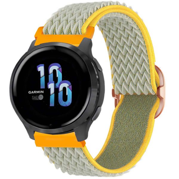 imoshion Elastisches Nylonarmband -   Universelle 22 mm Anschluss - Green & Yellow