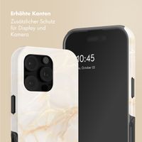 Selencia Vivid Rückabdeckung mit MagSafe Apple iPhone 16 Pro Max - Golden Beige Marble
