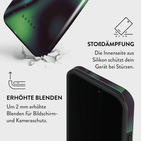 Burga Tough Back Cover für das iPhone 15 Pro - Aurora