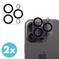 imoshion Kameraprotektor aus Glas 2er-Pack für das Apple iPhone 16 Pro / 16 Pro Max - Schwarz