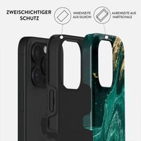 Burga Tough Back Cover für das iPhone 16 Pro Max - Emerald Pool