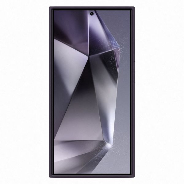 Samsung Original Silikon Cover für das Galaxy S24 Ultra - Dark Violet