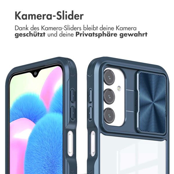 imoshion Back Cover mit Kameraschieber für das Samsung Galaxy A25 (5G) - Dunkelblau