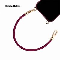 Selencia Universal Armband mit 2 Haken - Bold Burgundy