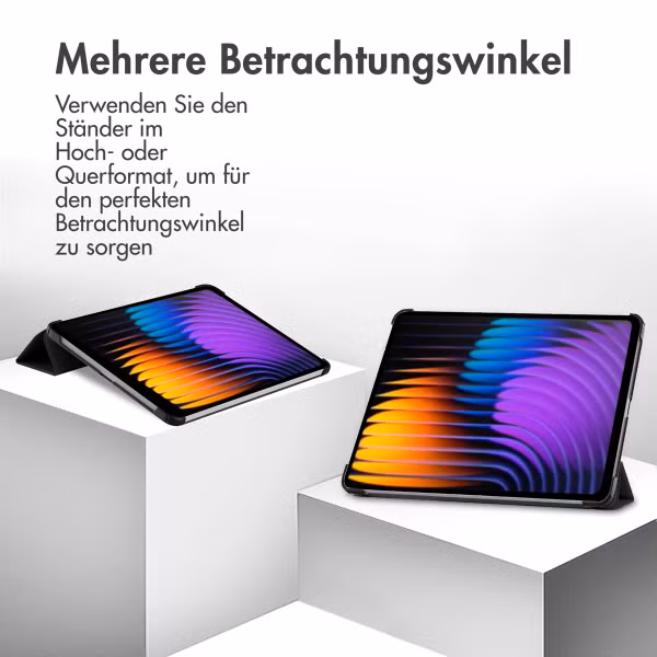 imoshion Trifold Klapphülle Xiaomi Pad 7 / 7 Pro - Schwarz