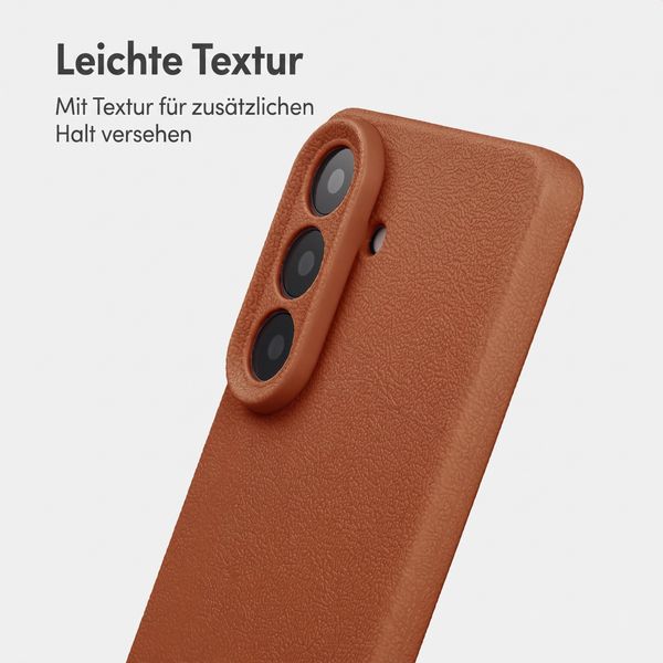 imoshion Texture Backcover Samsung Galaxy S26 - Braun