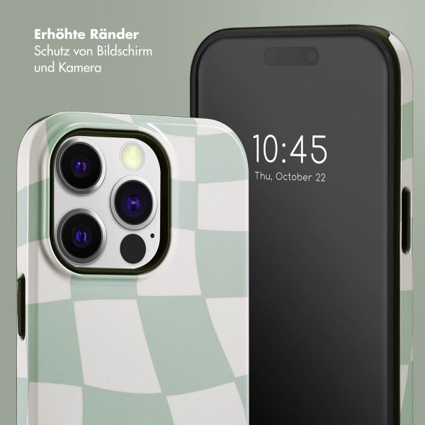 Selencia Vivid Back Cover Apple iPhone 14 Pro - Groovy Sage Green