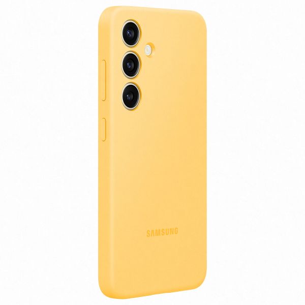 Samsung Original Silikon Cover für das Galaxy S24 - Yellow