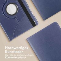 imoshion 360° drehbare Klapphülle Galaxy Tab S6 Lite / Tab S6 Lite (2022) / Tab S6 Lite (2024) - Dunkelblau