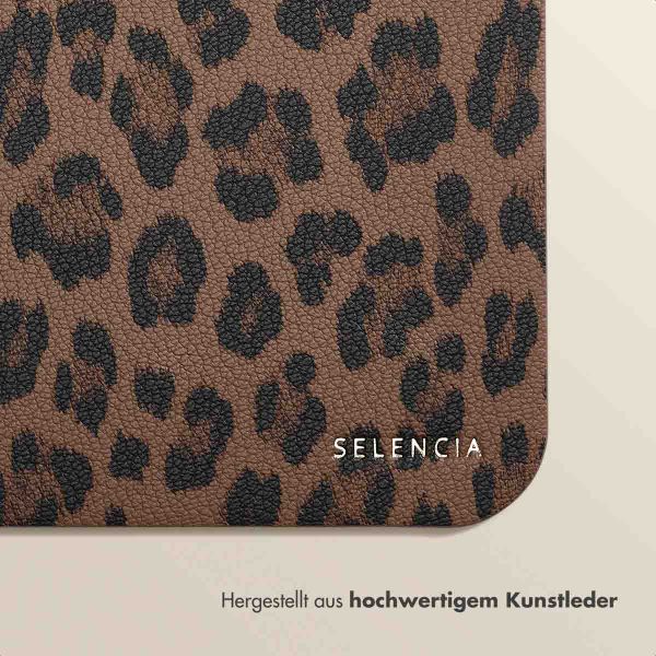 Selencia Sabi Kunstleder-Mauspad - 20 x 24 cm - Mocha Brown