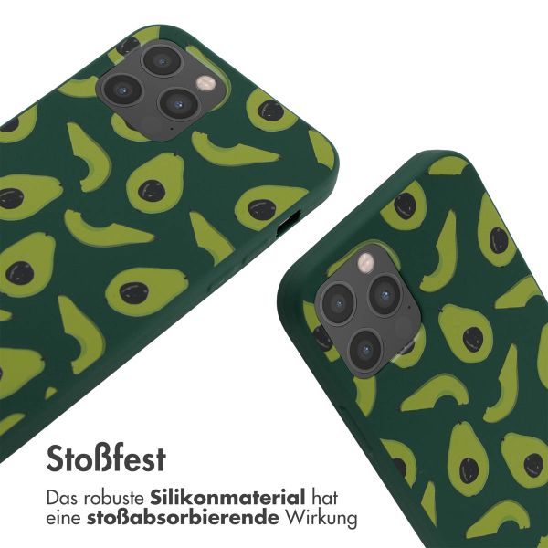 imoshion SilikonHülle design mit Band Apple iPhone 12 (Pro) - Avocado Green