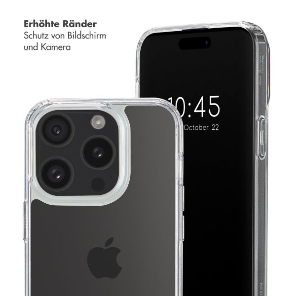 Selencia Backcover mit abnehmbaren Haken Apple iPhone 15 Pro - Transparent
