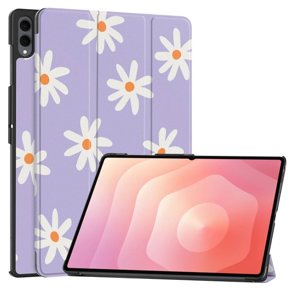 imoshion Design Trifold Klaphülle Samsung Galaxy Tab S11 Ultra - Flowers Distance