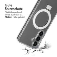 Accezz Ring Stand Backcover mit MagSafe für das Samsung Galaxy S24 - Transparent