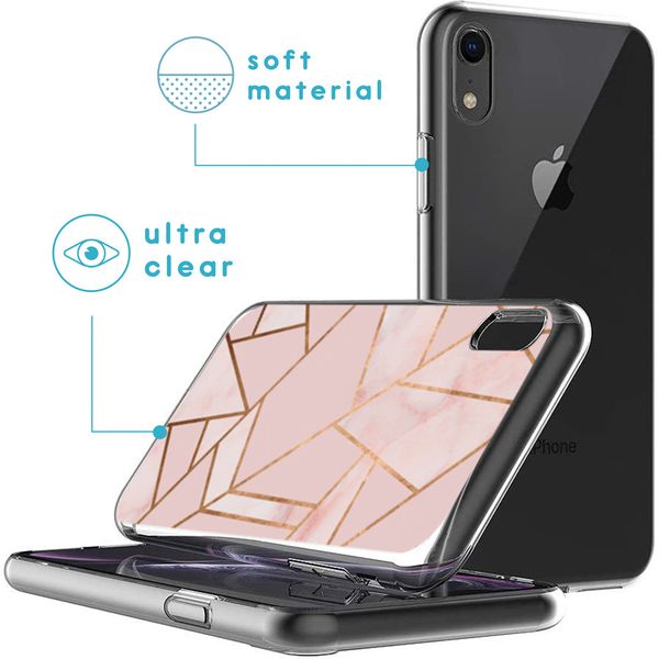 imoshion Design Hülle für das Apple iPhone Xr - Pink Graphic