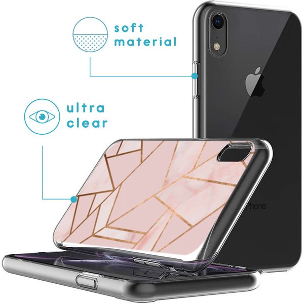 imoshion Design Hülle für das iPhone Xr - Pink Graphic