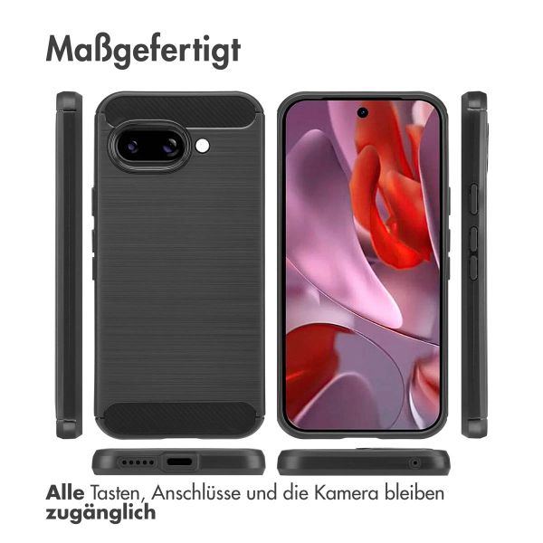 imoshion Brushed Back Cover Google Pixel 9A - Schwarz