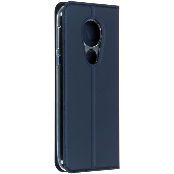 Dux Ducis Slim TPU Klapphülle Dunkelblau für das Motorola Moto G7 Power