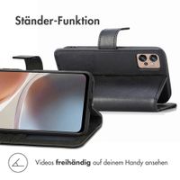 imoshion Luxuriöse Klapphülle Motorola Moto G32 - Schwarz
