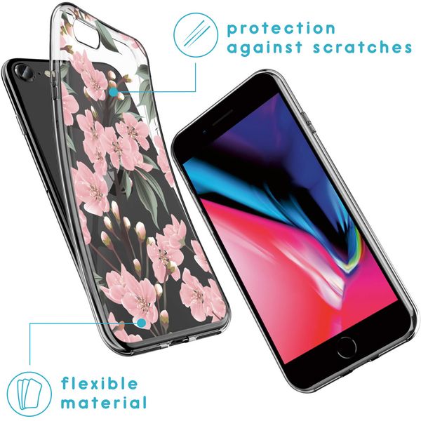 imoshion Design Hülle Apple iPhone SE (2022 / 2020) / 8 / 7 - Cherry Blossom