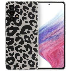 imoshion Design Hülle Samsung Galaxy A53 - Leopard Transparent