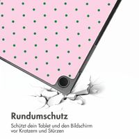 imoshion Design Trifold Klaphülle Samsung Galaxy Tab A11 Plus / A9 Plus - Happy Dots