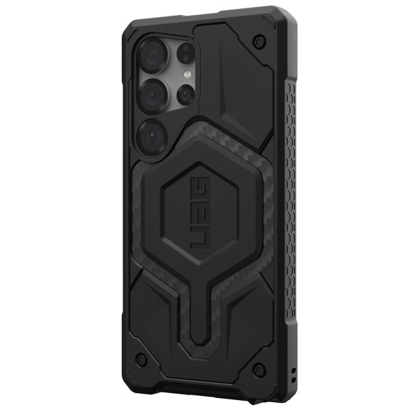 UAG Monarch Pro Backcover für das Samsung Galaxy S25 Ultra - Carbon Fiber