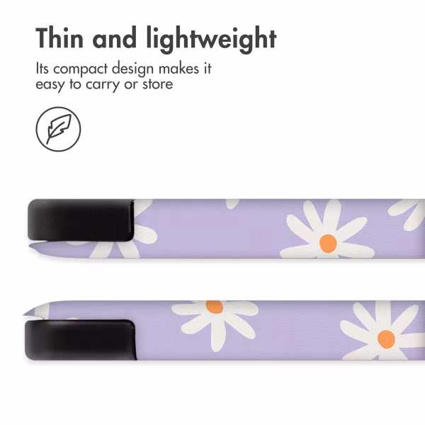 imoshion Design Trifold Klaphülle Apple iPad 9 (2021) 10.2 Zoll / iPad 8 (2020) 10.2 Zoll / iPad 7 (2019) 10.2 Zoll - Flowers Distance