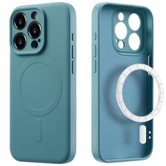 imoshion Color Back Cover mit MagSafe Apple iPhone 15 Pro - Smoke Green